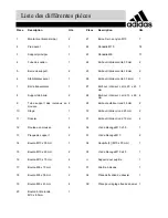 Preview for 31 page of Adidas ADBE-10346 Assembly & User Instructions