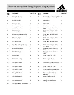 Preview for 41 page of Adidas ADBE-10346 Assembly & User Instructions