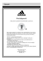 Preview for 27 page of Adidas ADBE-10347 Assembly & User Instructions