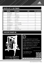 Предварительный просмотр 11 страницы Adidas ADBE-10360 Assembly Manual