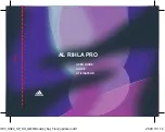 Adidas AL RIHLA PRO User Manual preview