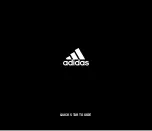 Preview for 1 page of Adidas FWD-01 Quick Start Manual