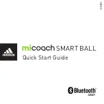 Предварительный просмотр 1 страницы Adidas micoach SMART BALL Quick Start Manual