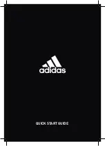 Preview for 1 page of Adidas RPT01 Quick Start Manual