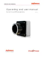 Adimec 188160 Operating And Users Manual preview
