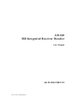 ADInstruments AD-160 User Manual preview