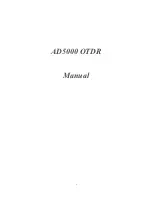 Preview for 1 page of ADInstruments AD5000 Manual