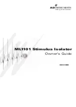 ADInstruments ML1101 Owner'S Manual предпросмотр