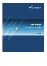 Предварительный просмотр 1 страницы ADInstruments pH Amp Owner'S Manual