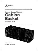 Preview for 1 page of AdirPro Gabion Basket User Manual