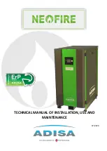 Adisa NEO FIRE 120 Technical Manual Of Installation, Use And Maintenance preview