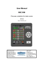 aditec Bakery MIC 990 User Manual предпросмотр