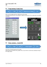 Предварительный просмотр 26 страницы aditec Bakery MIC 990 User Manual
