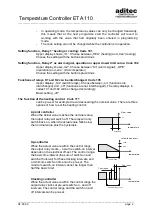 Предварительный просмотр 2 страницы aditec ETA 110 Operating Manual