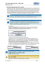 Предварительный просмотр 16 страницы aditec MKA 500 User Manual