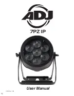 ADJ 7PZ IP User Manual preview