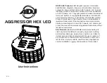 Preview for 1 page of ADJ AGGRESSOR HEX LED User Instructions