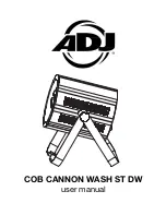 ADJ COB CANNON WASH ST User Manual preview