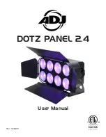 ADJ DOT524 User Manual предпросмотр