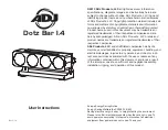 Preview for 1 page of ADJ Dotz Bar 1.4 User Instructions