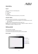 Предварительный просмотр 18 страницы ADJ EASY Tab 9.7 User Manual
