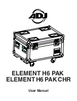 ADJ ELEMENT H6 PAK User Manual preview