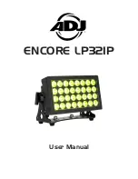 ADJ Encore LP32IP User Manual preview