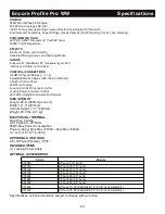 Preview for 22 page of ADJ ENCORE PROFILE PRO WW User Instructions