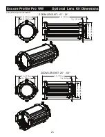 Preview for 26 page of ADJ ENCORE PROFILE PRO WW User Instructions