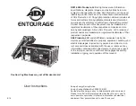 Предварительный просмотр 1 страницы ADJ Entourage User Instructions