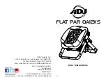 ADJ FLAT PAR QA12XS User Instructions preview