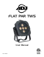 Preview for 1 page of ADJ FLAT PAR TW5 User Manual