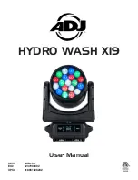 ADJ HYD190 User Manual предпросмотр