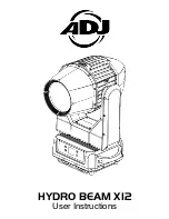 Предварительный просмотр 1 страницы ADJ HYDRO BEAM X12 User Instructions