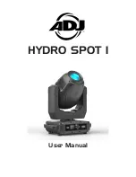 ADJ HYDRO SPOT I User Manual preview