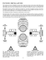 Preview for 15 page of ADJ HYDRO WASH X19 User Manual