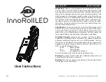 ADJ InnoRollLED User Instructions preview