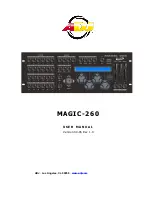 ADJ MAGIC-260 User Manual preview