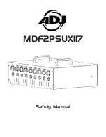 ADJ MDF2PSUX117 Safety Manual предпросмотр