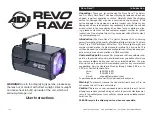 ADJ Revo Rave User Instructions preview