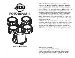 ADJ ROTOBEAM 4 User Instructions предпросмотр