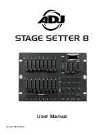 Предварительный просмотр 1 страницы ADJ STAGE SETTER 8 User Manual