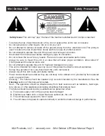 Preview for 5 page of ADJ Startec Series Mini Dekker LZR User Manual