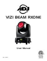 ADJ VIZI BEAM RXONE User Manual предпросмотр