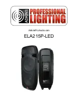 Adkins Professional lighting ELA Series Quick Start Manual preview