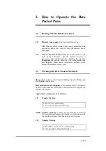 Preview for 11 page of Adkins BETA POCKET Operator'S Handbook Manual