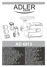 Preview for 1 page of Adler Europe 85098000 User Manual