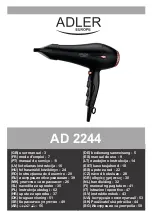 Preview for 1 page of Adler Europe AD 2244 User Manual