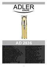 Preview for 1 page of Adler Europe AD 2836 User Manual