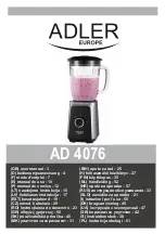 Preview for 1 page of Adler Europe AD 4076 User Manual